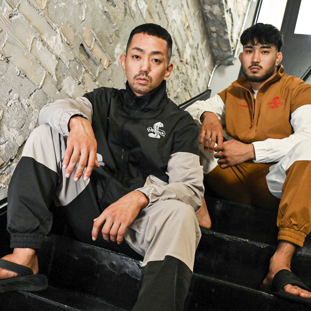 Maglietta nera BJJ Lifestyle con dettagli toppa